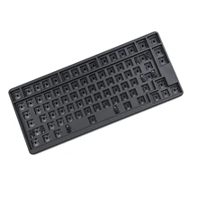 QMK VIA ID80 V1 Kit 80 Key Hotswap Kit Included V2 PCB  Anodized Alu Case PCB Plate For Mechanical Keyboard Kit Cherry MX Switch