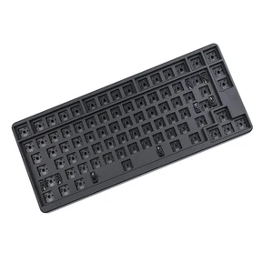 qmk via id80 v1 kit 80 key hotswap kit included v2 pcb anodized alu case pcb plate for mechanical keyboard kit cherry mx switch free global shipping