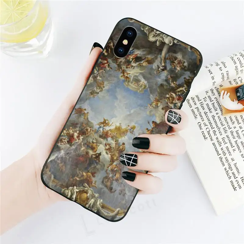 

Art Renaissance angels shell Phone Case for iPhone 11 12 pro XS MAX 8 7 6 6S Plus X 5S SE 2020 XR