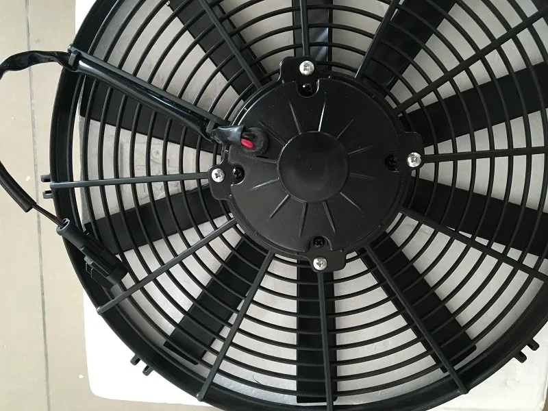 

Straight Blade 12V/24V 14 Inch Universal Auto DC Cooling Condenser Fan