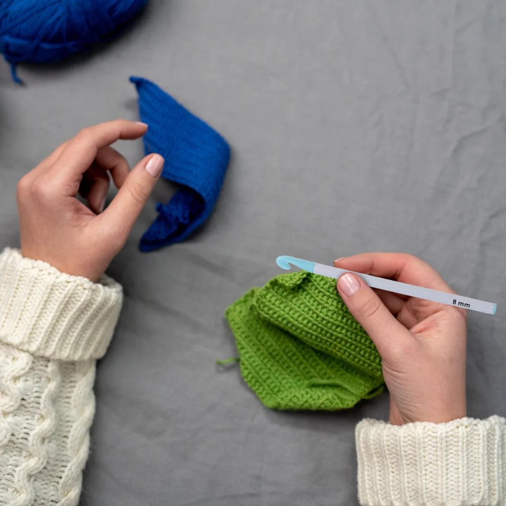 

1 Set Crochet Hooks Set Ergonomic Yarn Knitting Needles Crochet Accessories