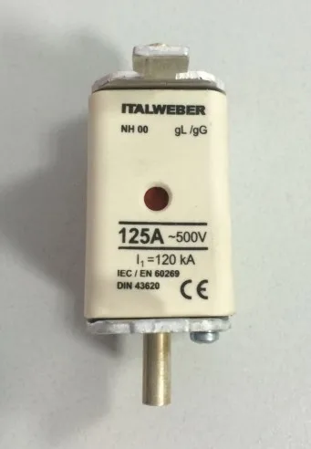 Предохранители: ITALWEBER NH00 125A 500V 120KA гг/NH00 100KA aM|Перемычки| |