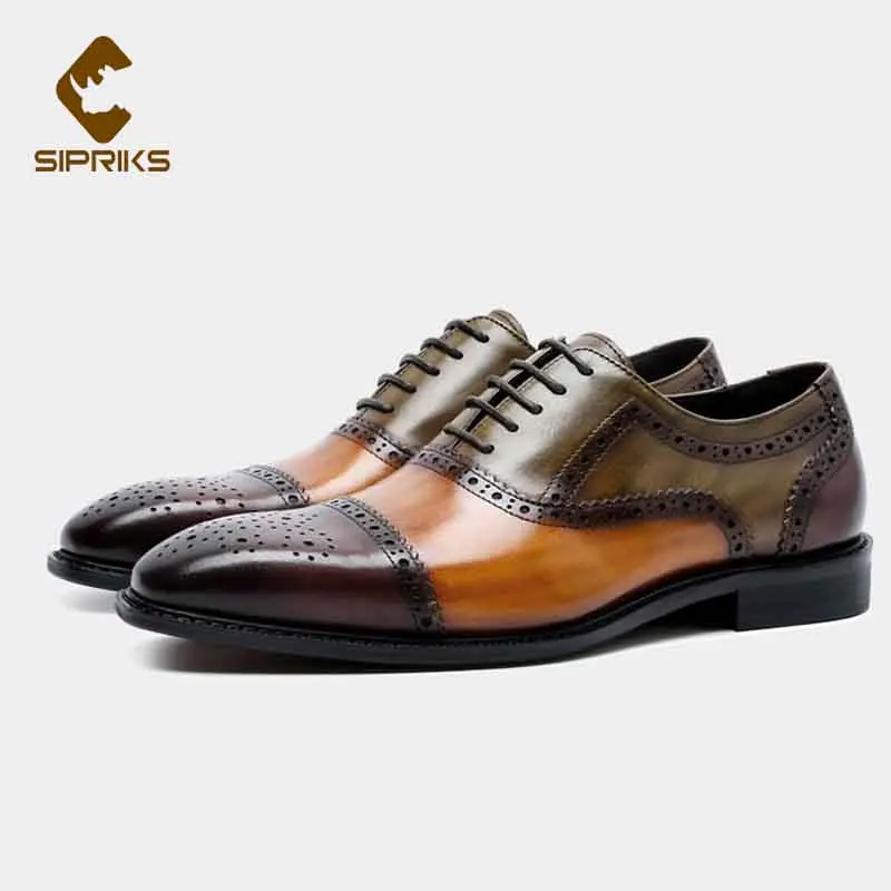 

Uinque 3 colors genuine leather dress shoes mens formal tuxedo shoes italian handmade bule wine red brown wedding gents suit 46