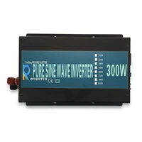 300w pure sine wave power inverter dc 12v 24v 48v to ac 120v 220v charger controller converter off grid solar led display car