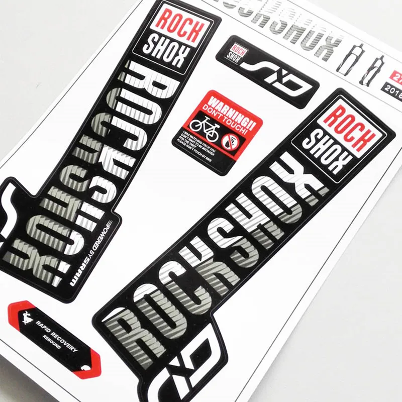 2018 rockshox SID наклейки на переднюю вилку для горного велосипеда передние вилке |
