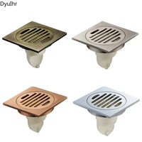 bathroom accessories all copper deodorant thick cover core toilet sewer washing machine bathroom insect proof floor drain
