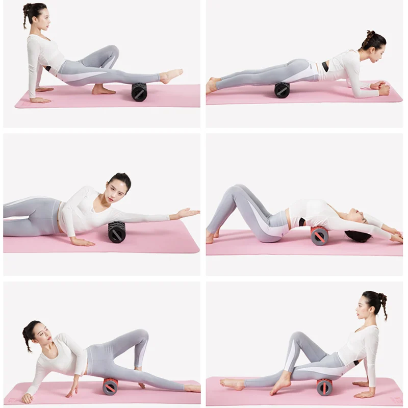 

XSMAX Column Fitness Equipment Telescopic Pilates Yoga Foam Roller Fitness Gym Exercise Muscle Massage Roller Yoga Brick