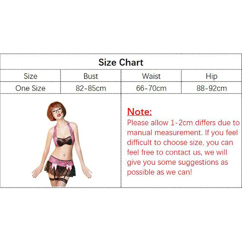 Кружевная сексуальная школьная форма с лямкой на шее для девочек обтягивающий