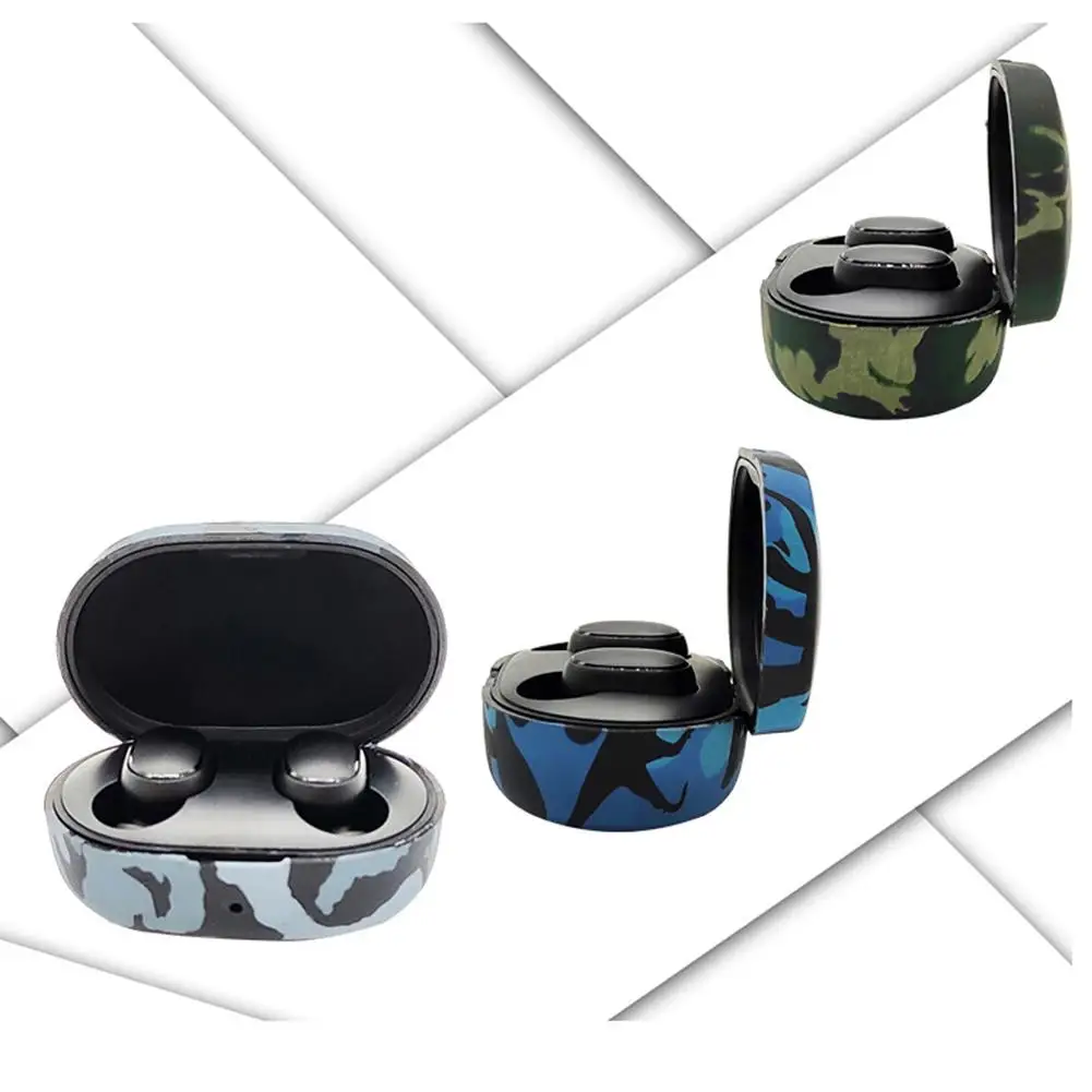 2019 Newest Camouflage Silicone Case Redmi Protective Cover Earphone For Xiaomi Airdot TWS True Wireless | Электроника