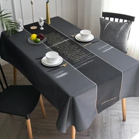 nordic modern minimalist tablecloth fabric light luxury tablecloth waterproof rectangular party tafelkleed home textile eb50