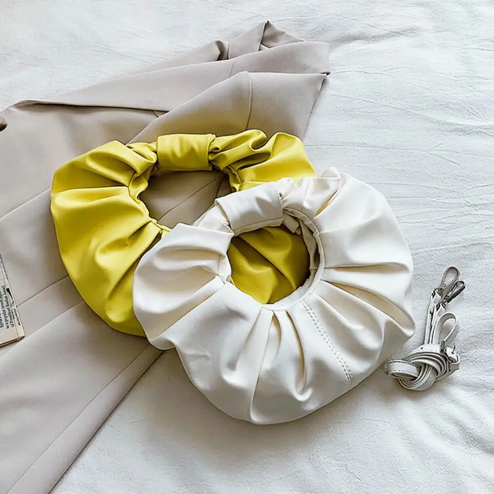 

Women Fashion Cloud Pleated Puffy Crossbody Shoulder Pouch Tote Bag Handbag