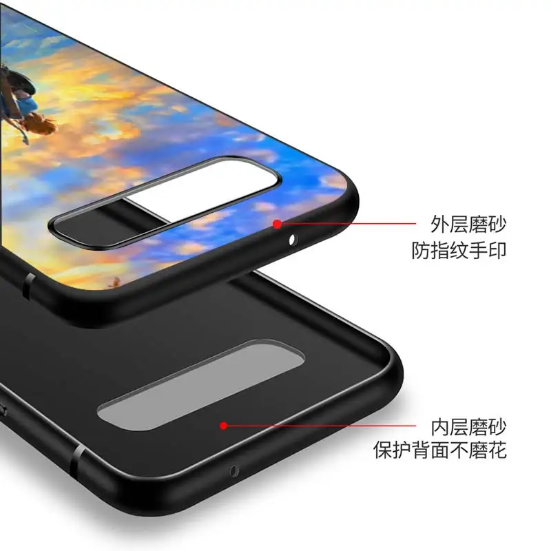

The Hyrule Fantasy for Samsung Galaxy Note 20 S20 FE Lite Ultra 10 9 8 Pro S10E S10 5G S9 S8 S7 S6 Plus Black Phone Case