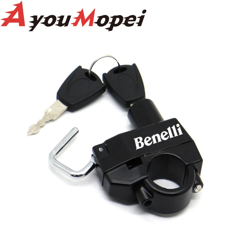 Противоугонный замок на шлем для BENELLI TRK 502 Leoncino 500 200 BJ250 BJ500 TNT 125 300 600 502c аксессуары