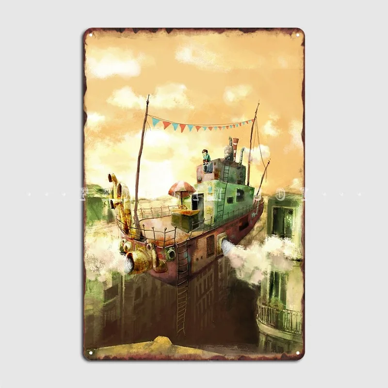 

Little Boy Blue Poster Metal Plaque Cinema Living Room Cave Pub Design Plates Tin Sign Poster