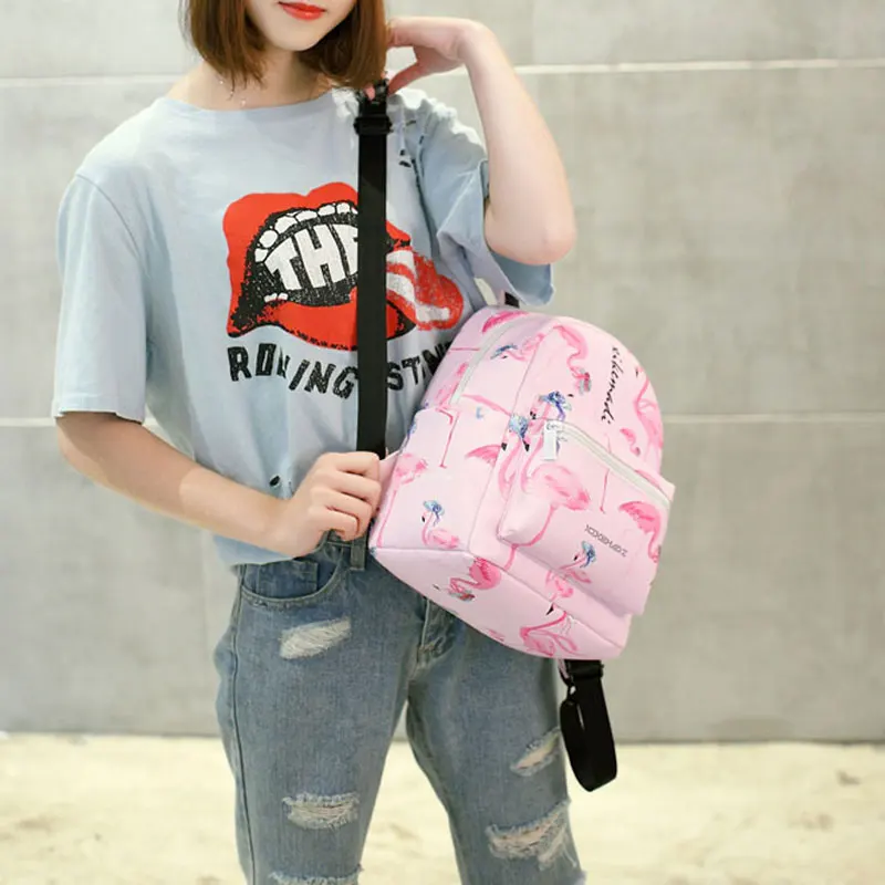 Color Graffiti Printed Unior High Student School Bags Waterproof Travel Daypack Female Daily Backpack Mochila Bolsos Mujer