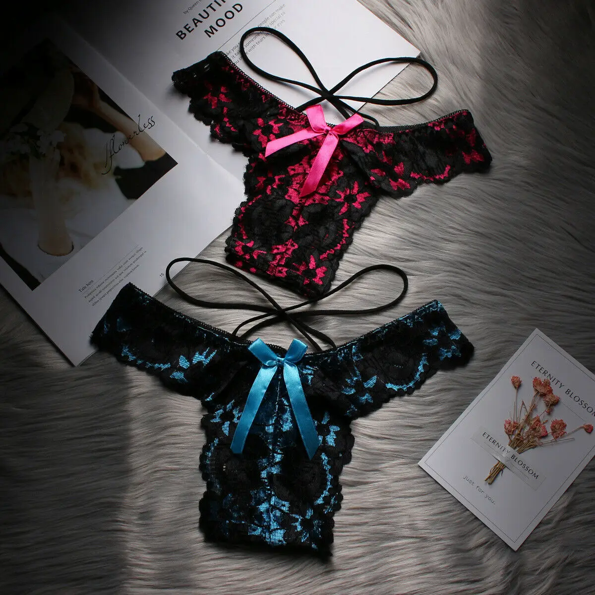 Лидер продаж женские кружевные стринги и G-стринги с жемчугом сексуальные