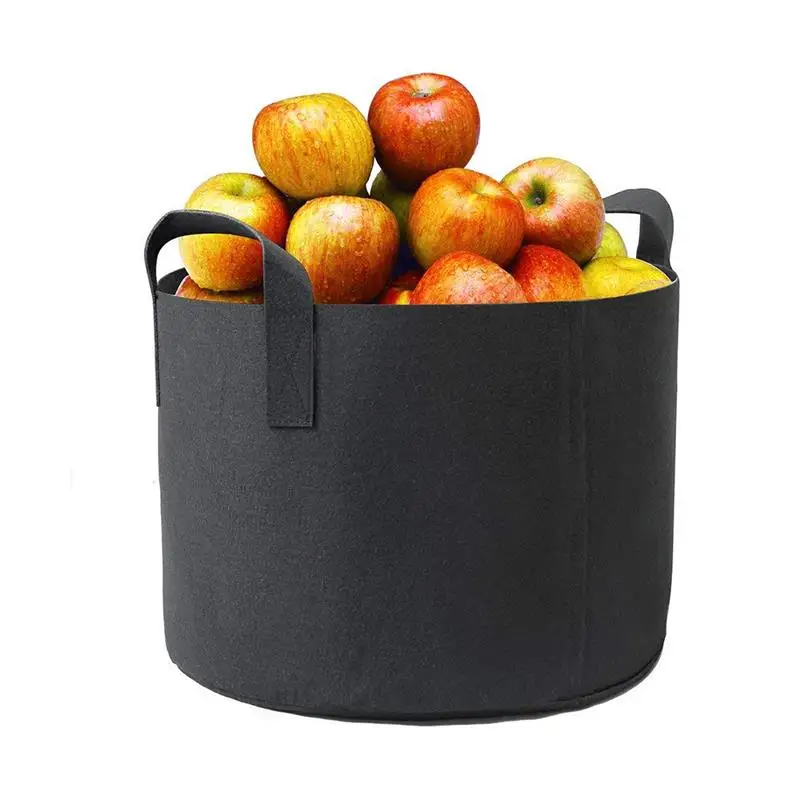 5Pcs 17 Gallons Potato Growing Bags Breathable Soft-Sided Nonwoven Fabric Pots with Strap Handles for Nursery Garden and Plantin | Дом и сад