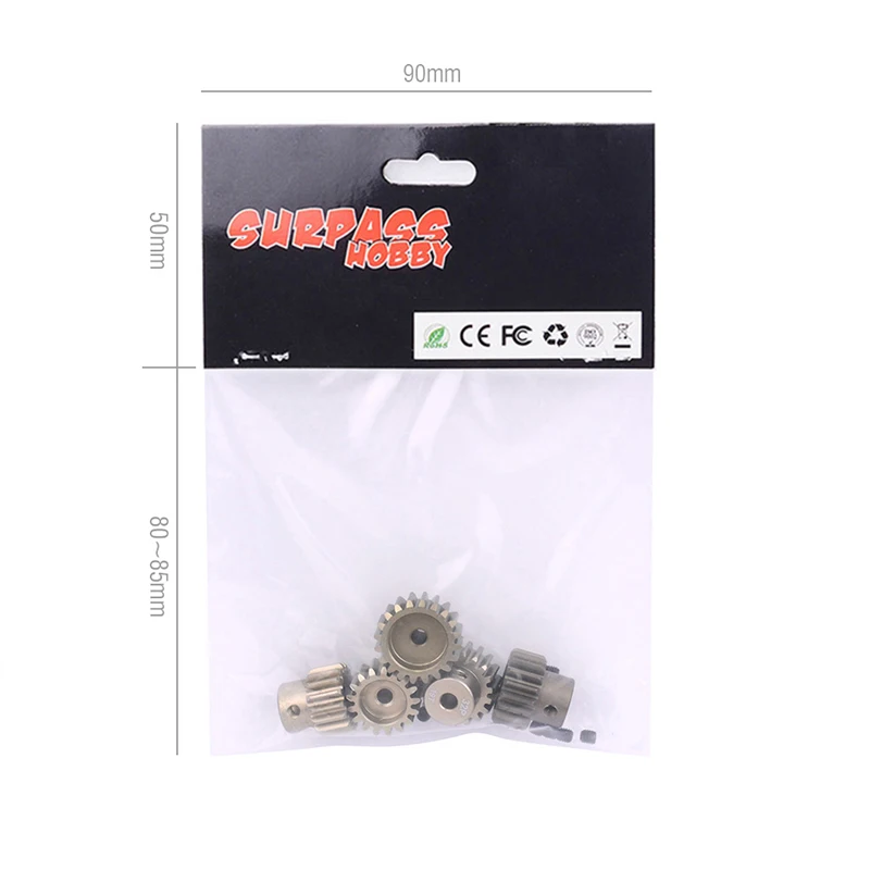 Шестерня из алюминиевого сплава SURPASS-HOBBY 3 175 мм 12T 13T 14T 15T 16T 17T 18T 19T 20T для моделей