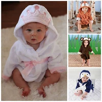 new luvable friends animal charater square hooded bath towel set baby product cartoon baby robe infant bath towels