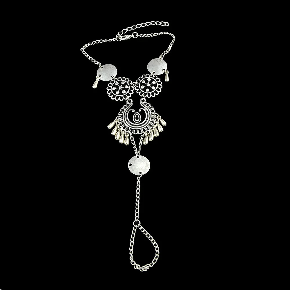 Браслеты на лодыжку женские в богемном стиле винтажные анклеты с открытыми