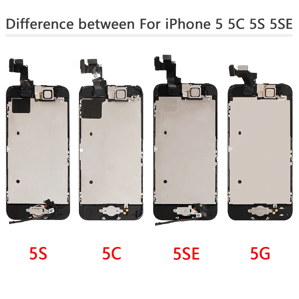Sinbeda для iPhone 5 5s se 5c ЖК дисплей сенсорный экран дигитайзер в сборе + Главная Кнопка