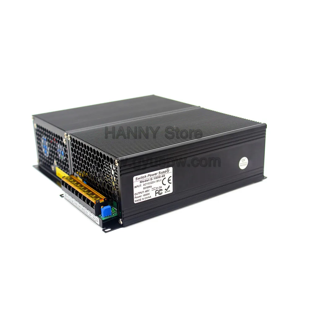 Universal Switching Power Supply 48V 1500W Transformer 110V 220V AC DC48V Powers Source for CCTV Light CNC Router Stepper Motor |