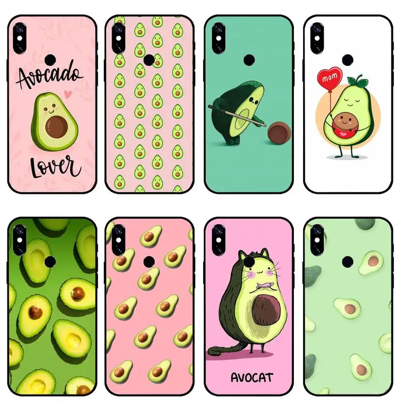 

Avocado cartoon cute funny Phone Case For Xiaomi Redmi 7 8 9t a3Pro 9se k20 mi8 max3 lite 9 note 9s 10 pro cover