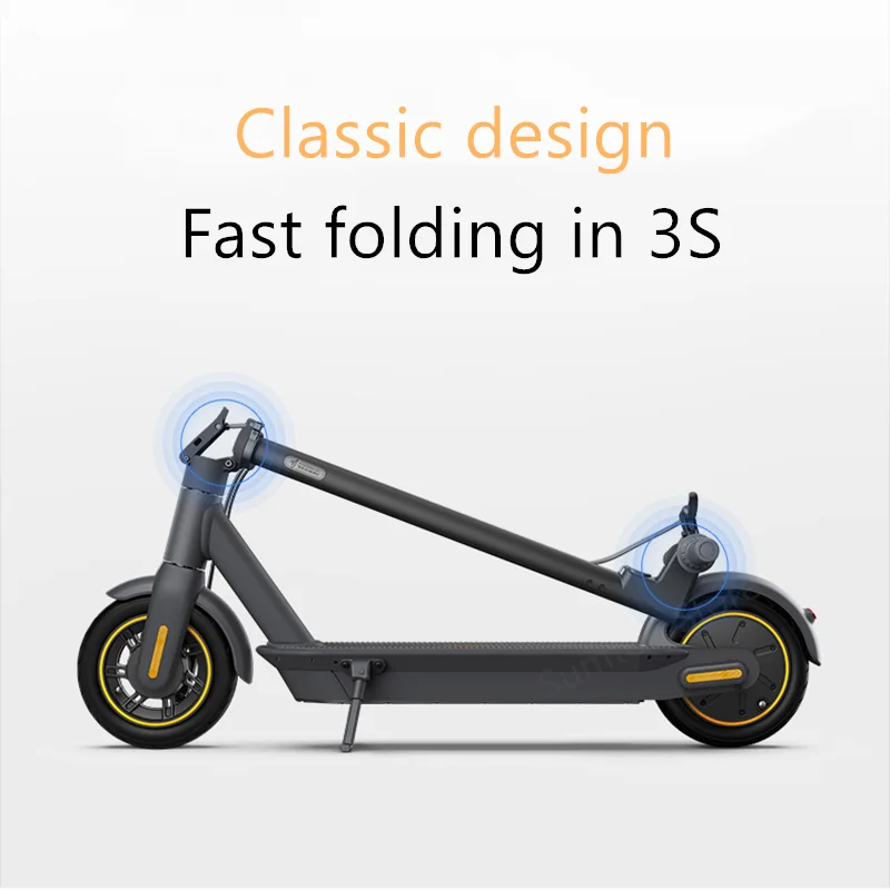 Электрический скутер Ninebot MAX G30 складной электрический самокат 10 дюймов с