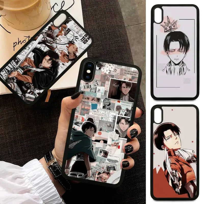 

Anime Attack On Titan Levi Ackerman TPU Hard PC Cell Phone Case For Samsung S9 S10 S20 Plus S21 S30 Ultra S7 S8 S10e Note 9 20