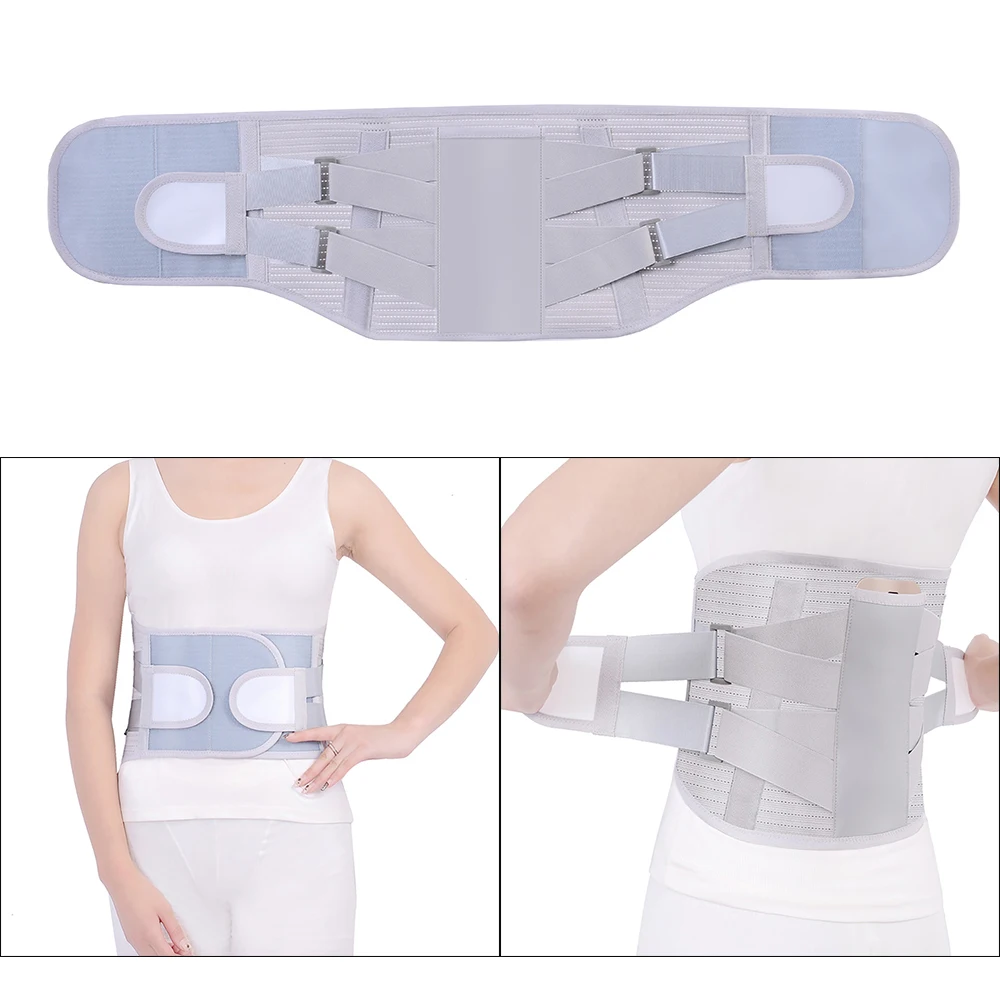 

Adjustable Lumbar Support Belt Disc Herniation Orthopedic Strain Corset Widen Waist Belt For Spine Decompression Brace