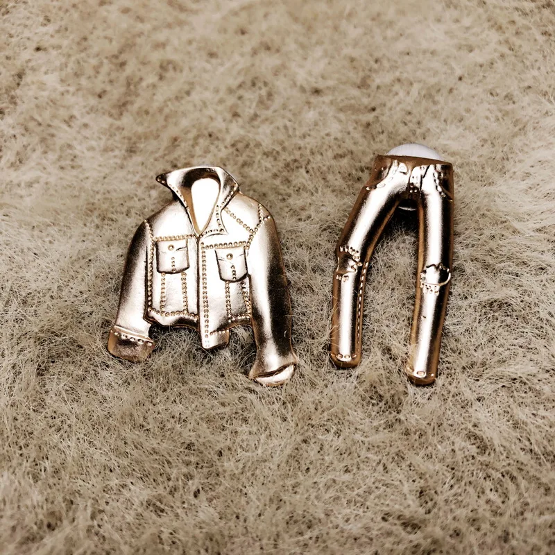 Женские серьги-гвоздики в стиле панк F.J4Z дизайнерские Разноцветные серьги форме