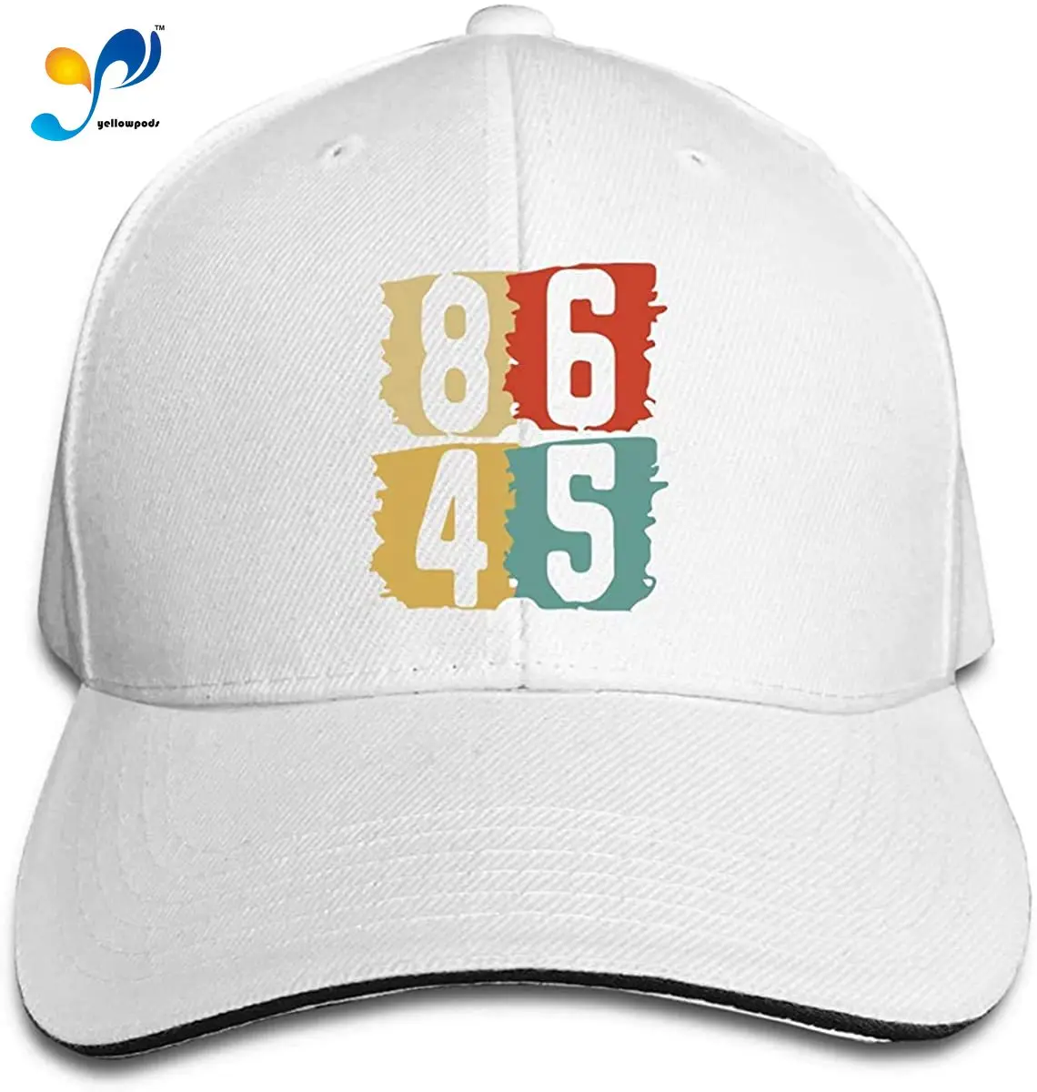 

Classic Anti Trump 86 45 Baseball Cap Adjustable Peaked Sandwich Hats