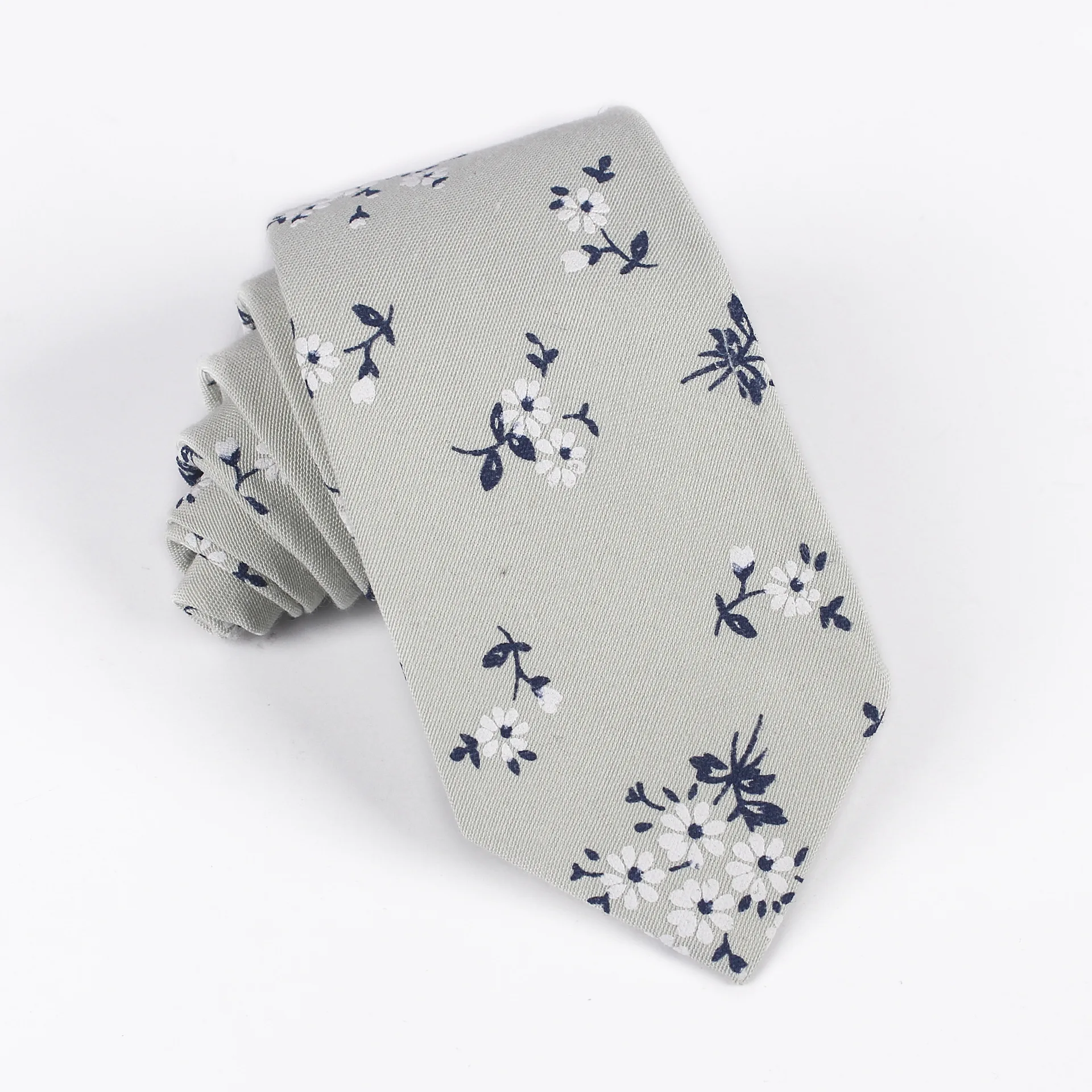 

2020 7cm Ties for Men Wedding Dress Cotton Necktie Classic Skinny Adult Cravate Narrow Bridegroom Corbatas Custom Logo