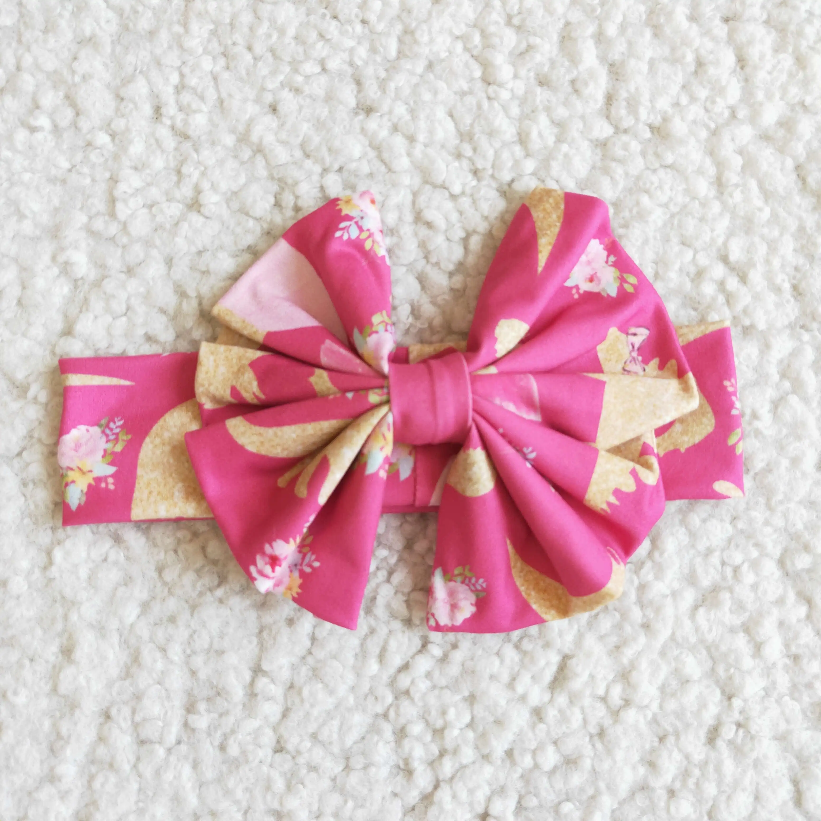 

Dinosaur bow headband cute little gift for baby animal print headband wholesale