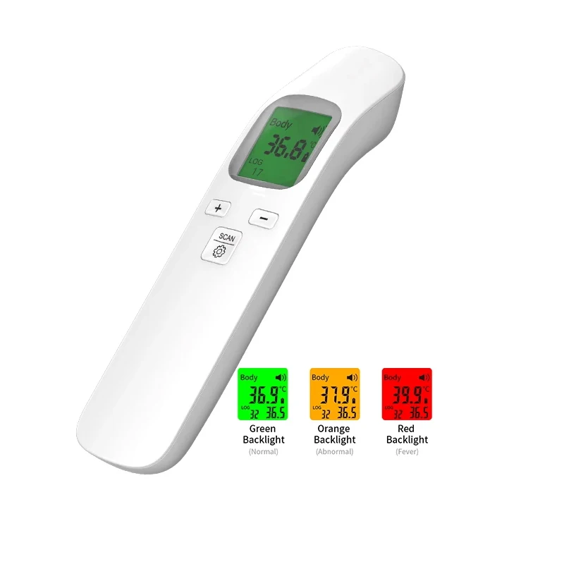 Infrared Thermometer Human Body/Forehead Non-Contact Temperature Digital IR Thermometers High Fever Forehead Thermometer Makeup ai automatic face mask detect no contact face recognition high fever alarm body temperature measurement system