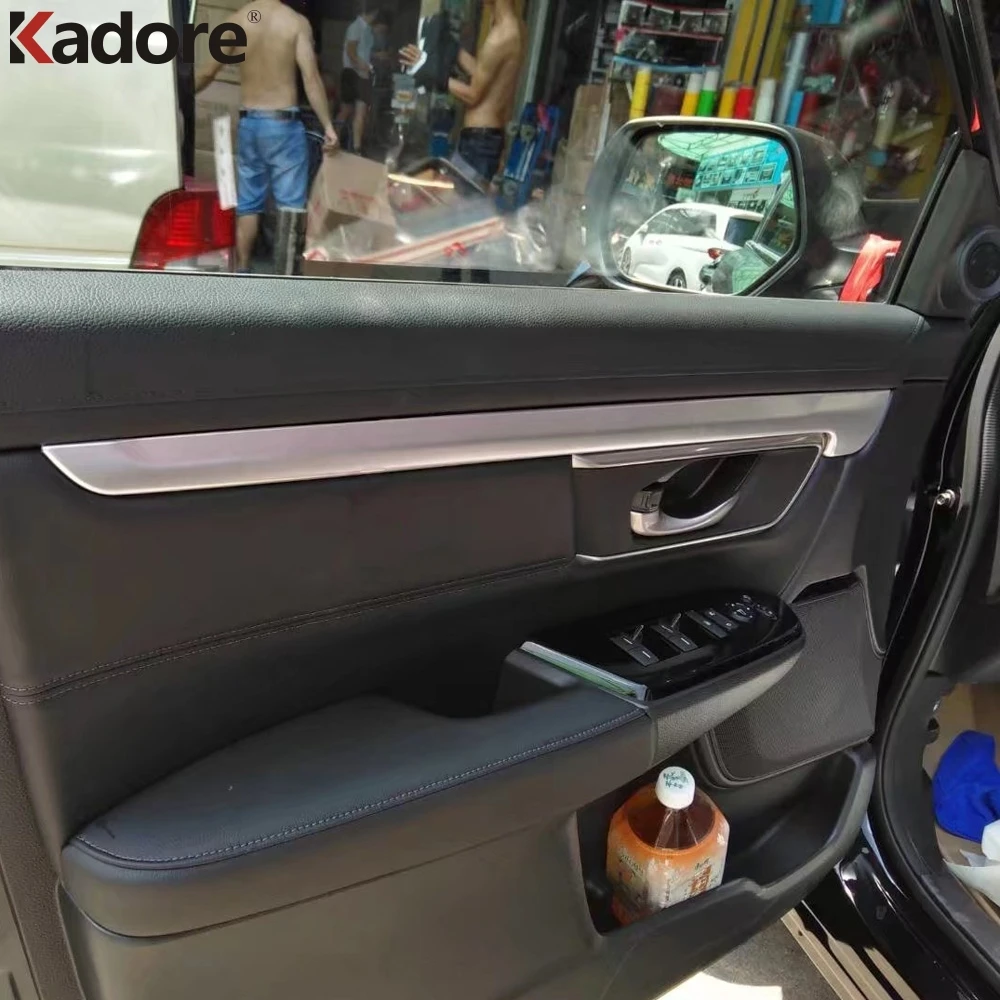 Для Honda CRV CR V 2017 2018 2019 отделка автомобильной двери литье Крышка полоса защитные