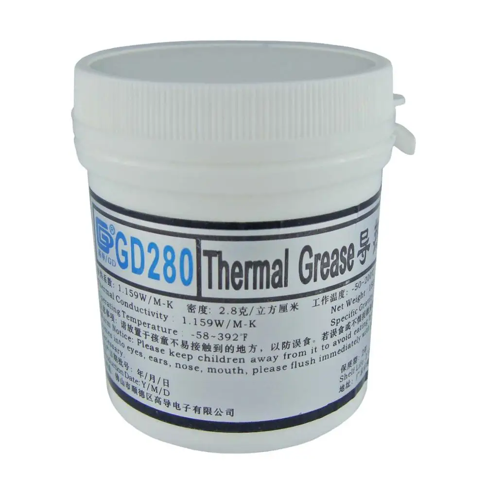 Смазка Теплопроводящая GD280 1/15/30/150/1000 г|Кулеры и системы охлаждения компьютера| |