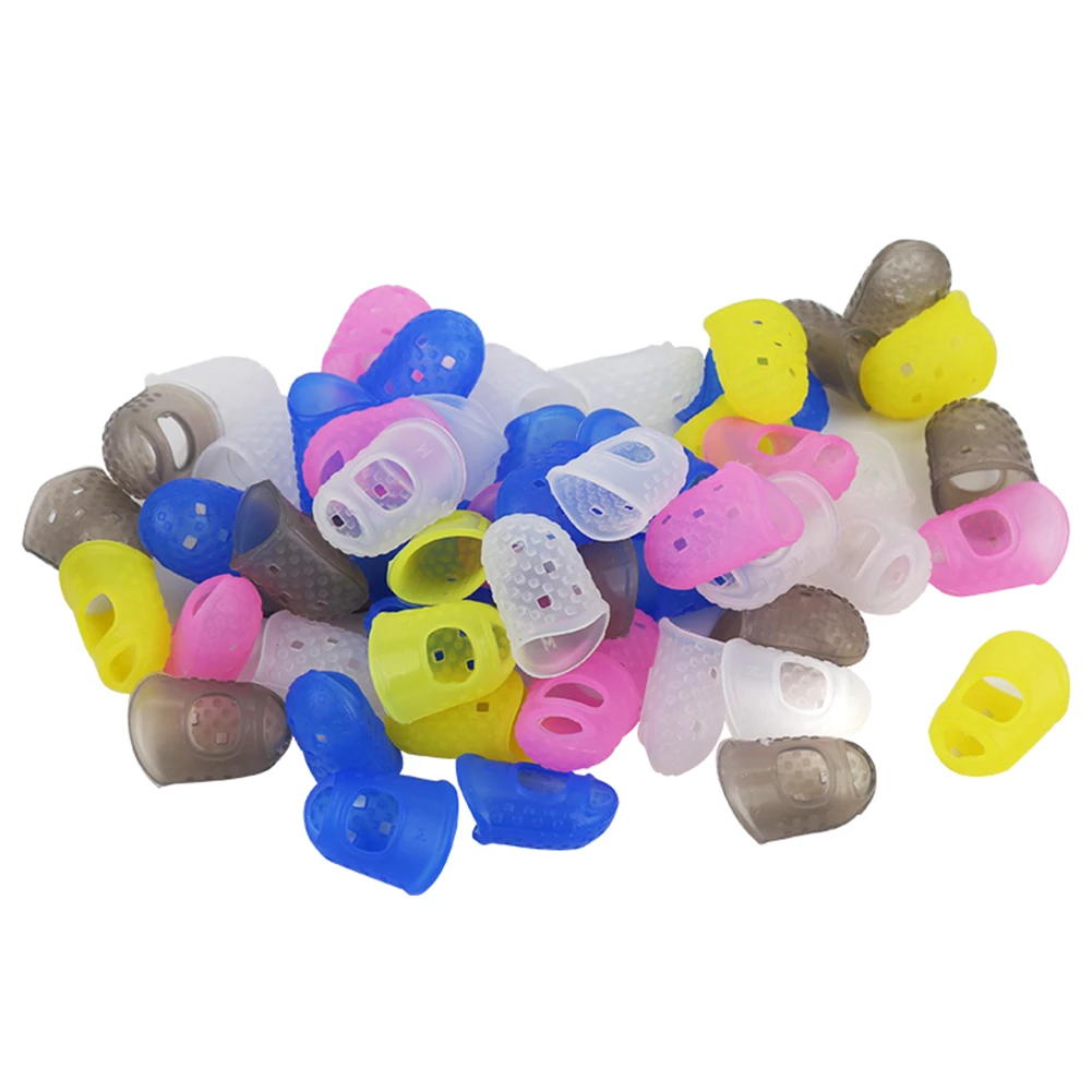 Новинка 5 размеров защитные силиконовые накладки на палец для гитары укулеле