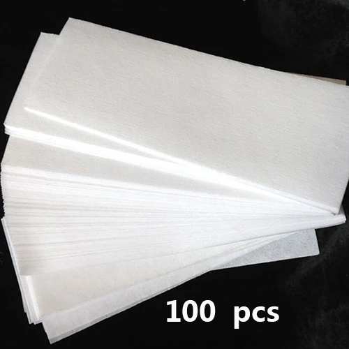 100 Wax Strips Воскоплав эпилятор воск для удаления волос Эпилятор восковой картридж 100 мл воск для депиляции тела/лица восковые полоски депиляция - Цвет: 100 Wax Strips