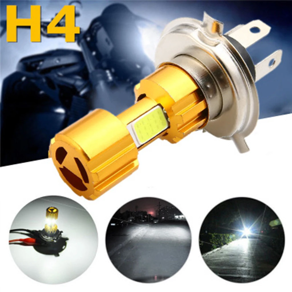 

H4 LED Motorcycle Headlight Bulb High/Low Beam 6500k Super Bright Bulbs