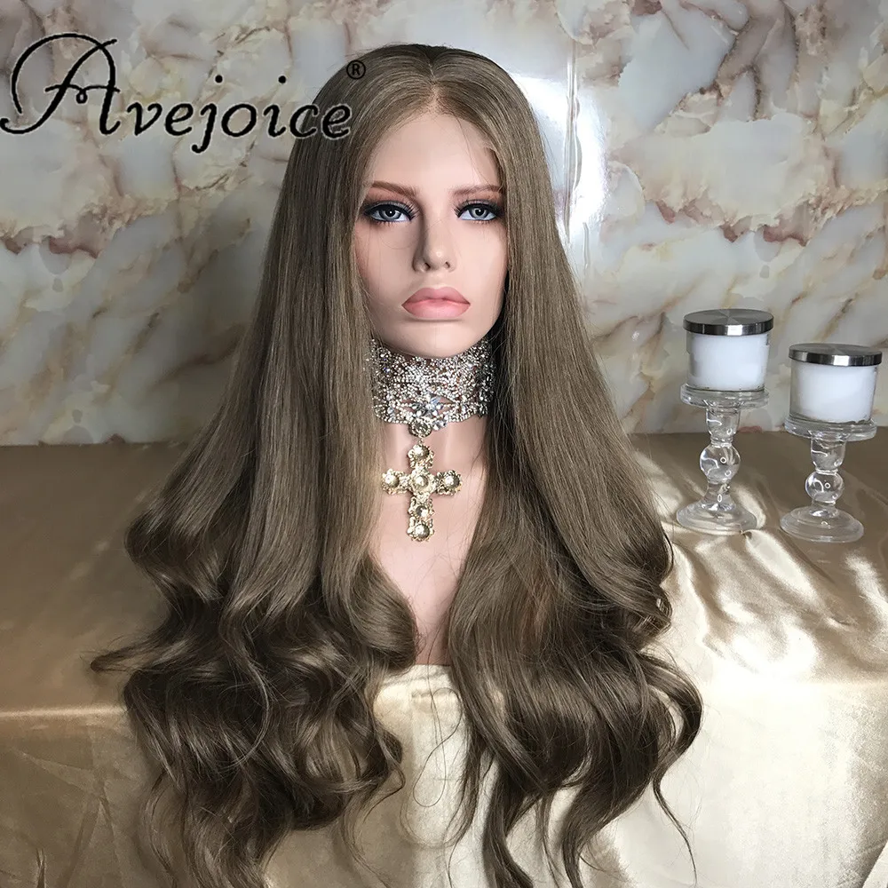 Человеческие волосы бразильские волнистые Remy Выбеленные узлы 150% плотность