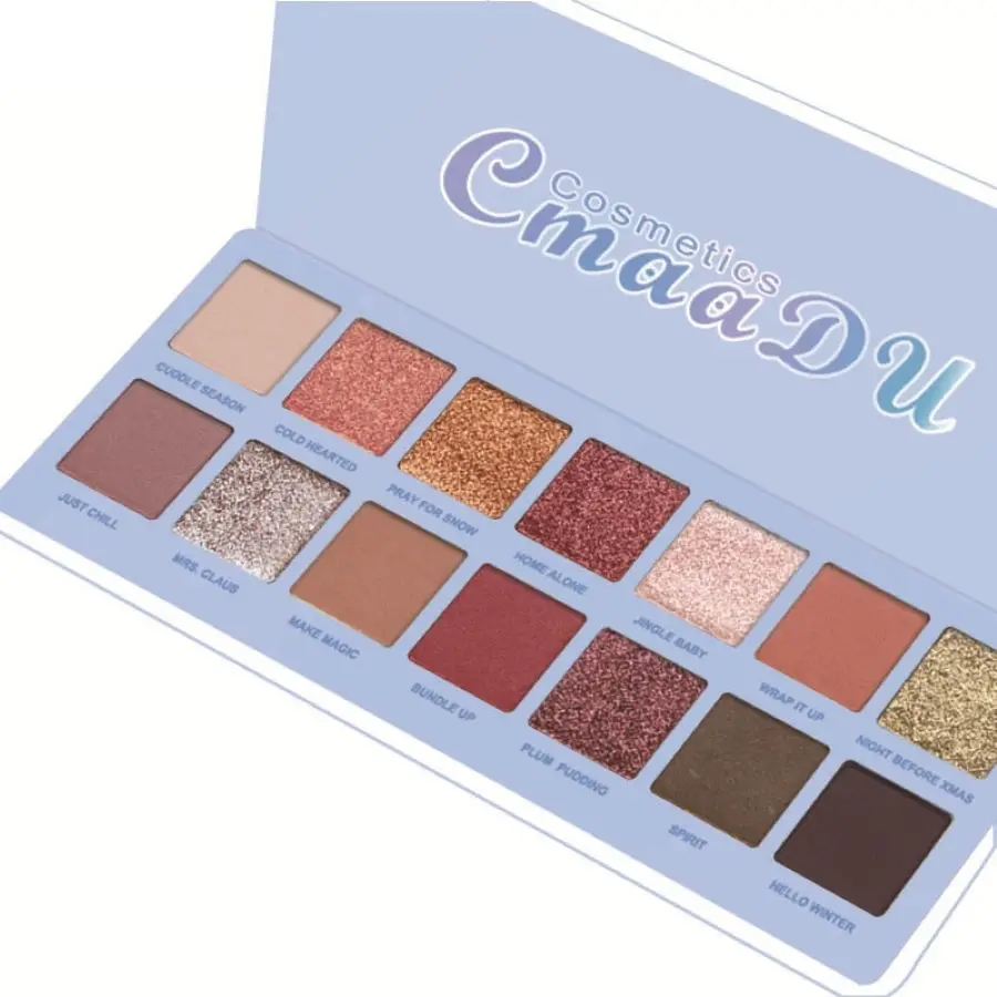 

14 colors eyeshadow palette Matte Oogschaduw palette Glitter oogschaduw Make-Up Naakt Make set Cosmetica glitter Pallete makeup