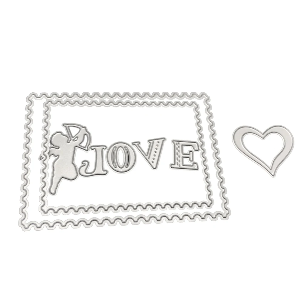 Love Cupid DIY тиснение прессформы для резки изготовление бумажных карточек