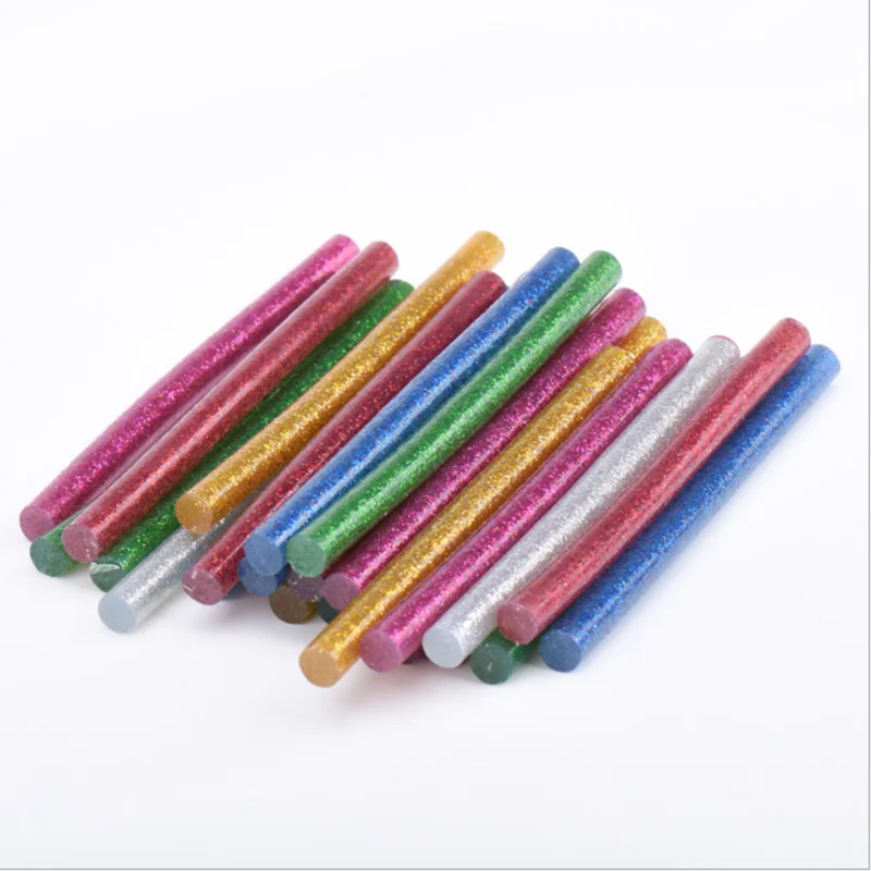 

30pcs Hot Melt Glue Stick Mix Color Glitter Viscosity DIY Craft Toy Repair Tools 11x100mm