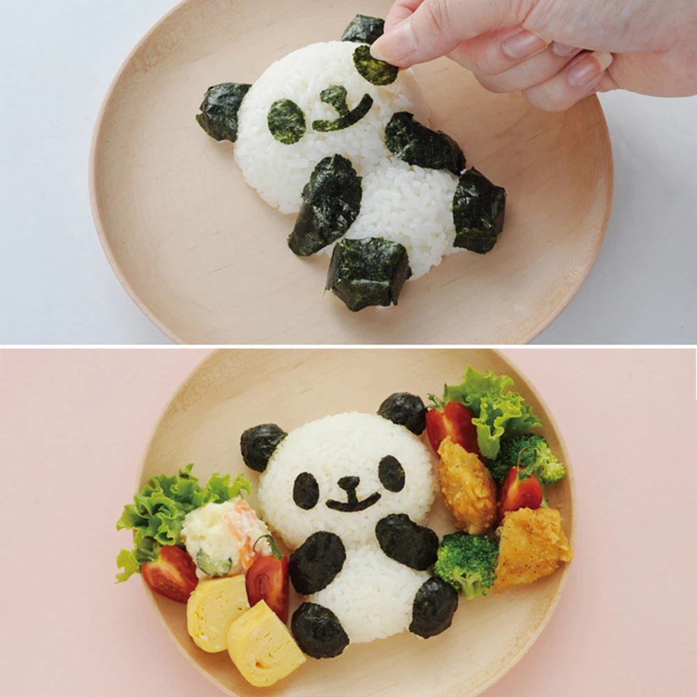 Экономичная 2 шт мультяшная панда суши форма для рисовых шариков сэндвич