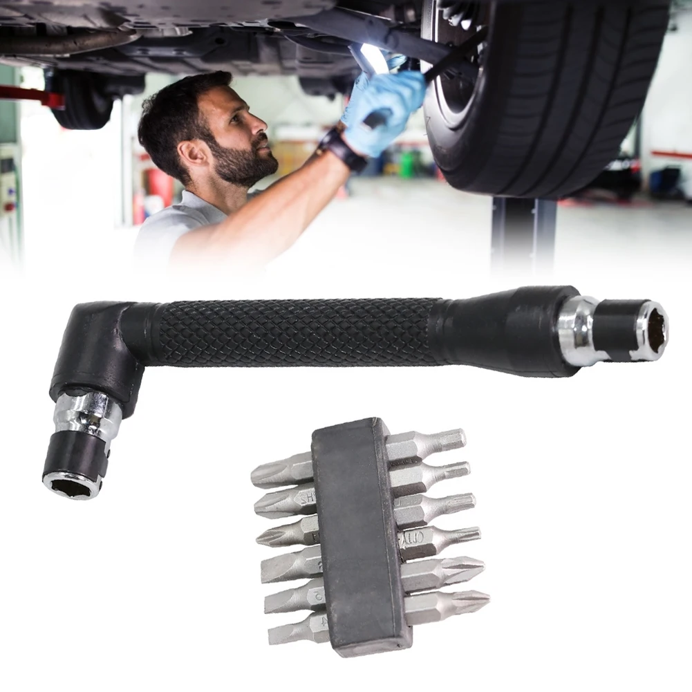 

11PCS L-Shaped Socket Wrench With Screwdriver Bit Mechanical Maintenance Auto Part Mini Socket Extension Screwdriver Handle Tool