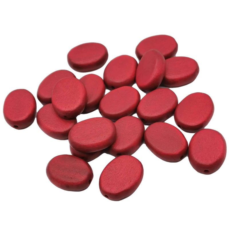 

Fkewyy New Oval Beads Accessories For Jewelry Making Wholesale Wood Beads DIY Craft Supplies Charms Jewelry Finding Bulk Jewelry