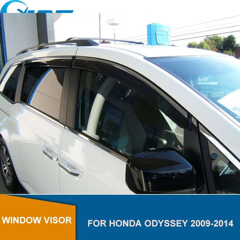Двери автомобиля козырек для Honda ODYSSEY 2009- окно протектор для Honda ODYSSEY 2009 2010 2011 2012 2013 Аксессуары SUNZ