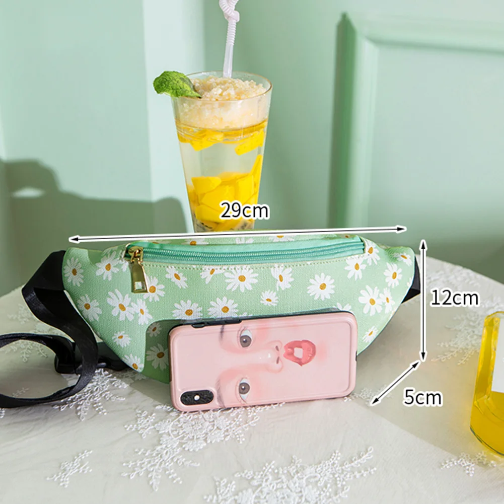 

Daisies Waist Bag Women Flower Belt Bags Fashion Fanny Pack Chest Phone Pouch Daisy Embroidered Crossbody Bags Purse Girls 2020