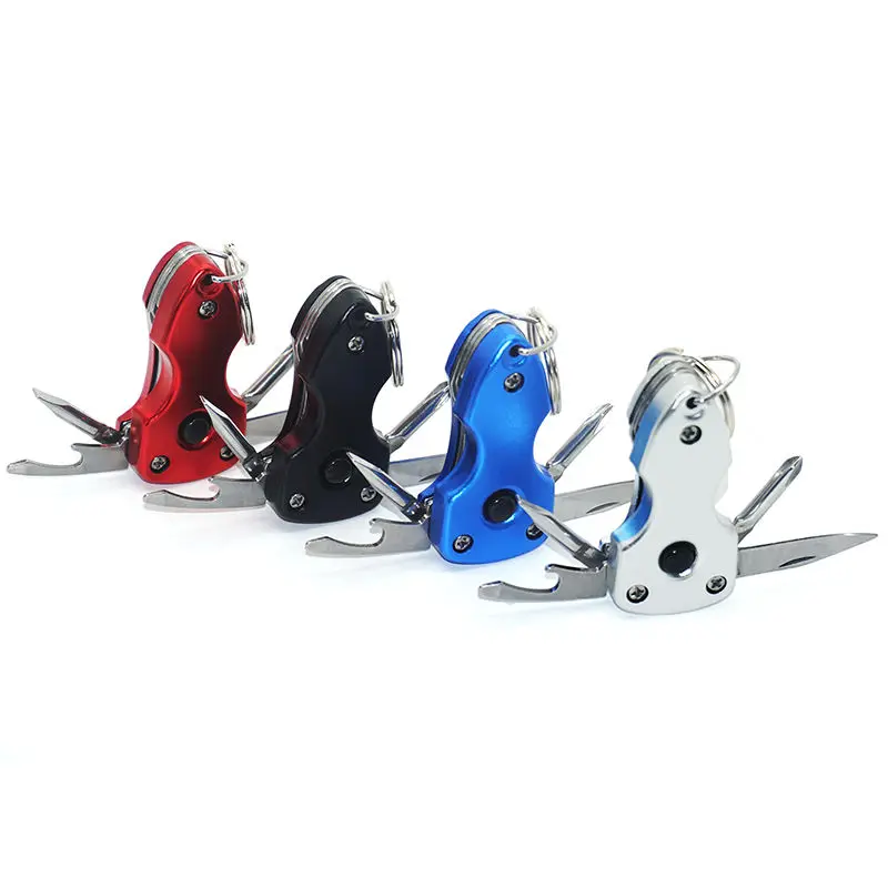 

Многофункциональный складной нож для самообороны, нож для открывания бутылок, портативный карманный мини-нож для повседневного использова...